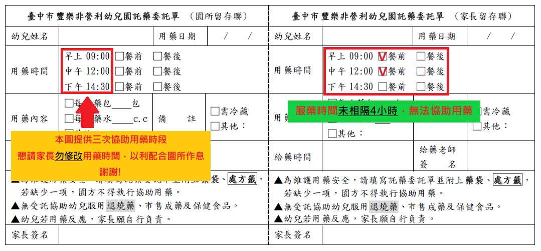 餵藥規定1140311